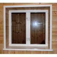 деревянное окно со спаренными створками г. Александров / купить / продать / стоимость / цена / фото