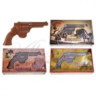 шоколадные фигуры с логотипом, шокоадный пистолет Москва / купить / продать / стоимость / цена / фото